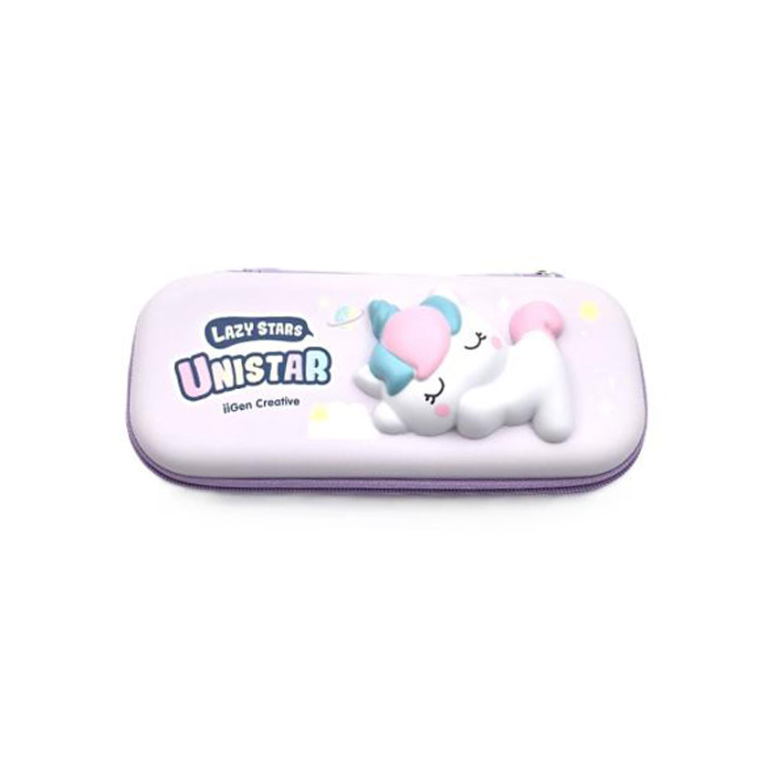 Squishy unicorn pencil case