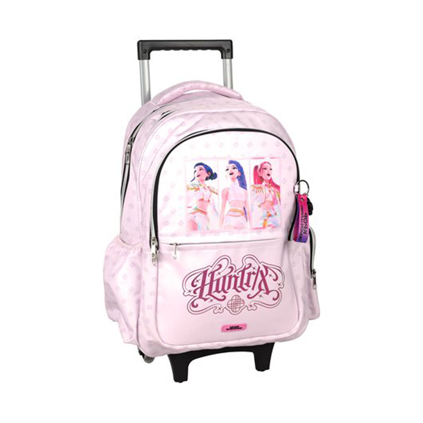 Pink Huntrix trolley bag, GIM