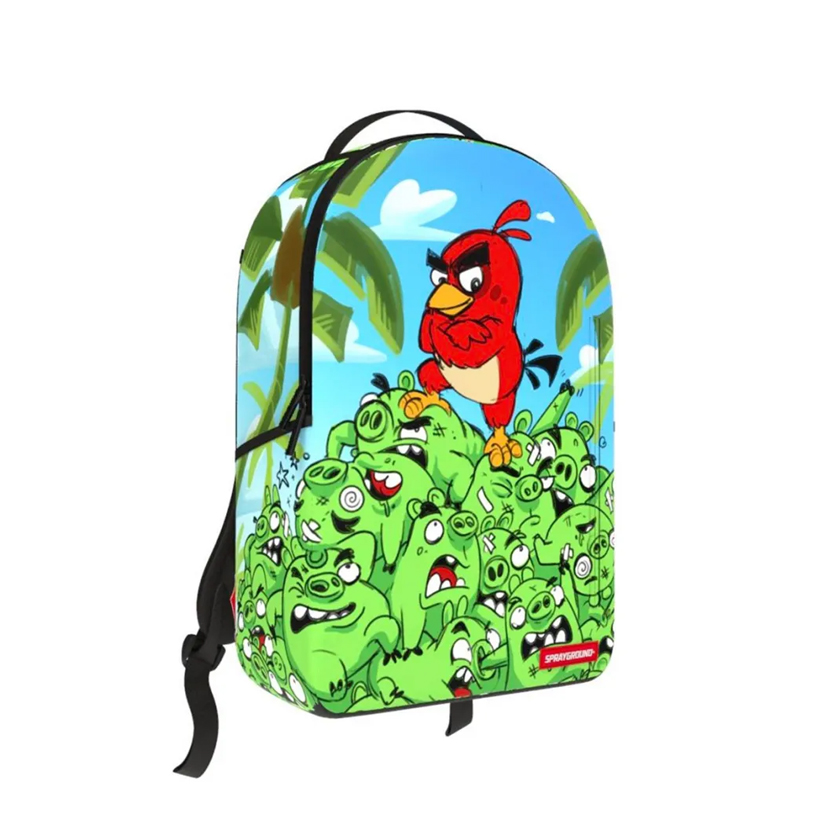 Πολύχρωμο σακίδιο πλάτης Pig Pile Andry Birds, SPRAYGROUND