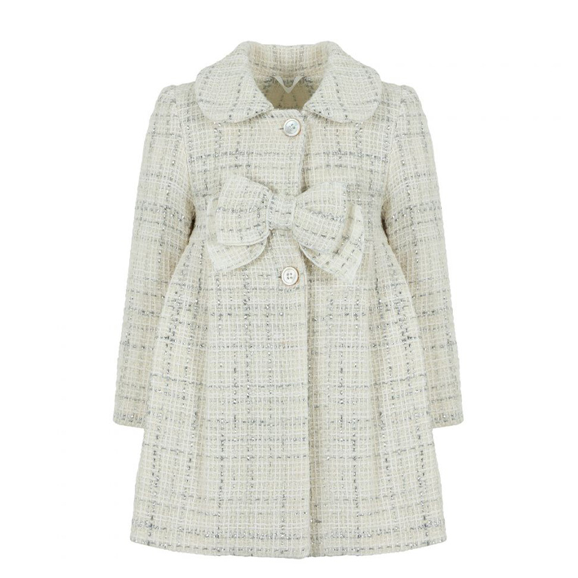 Παιδικό παλτό με φιόγκο