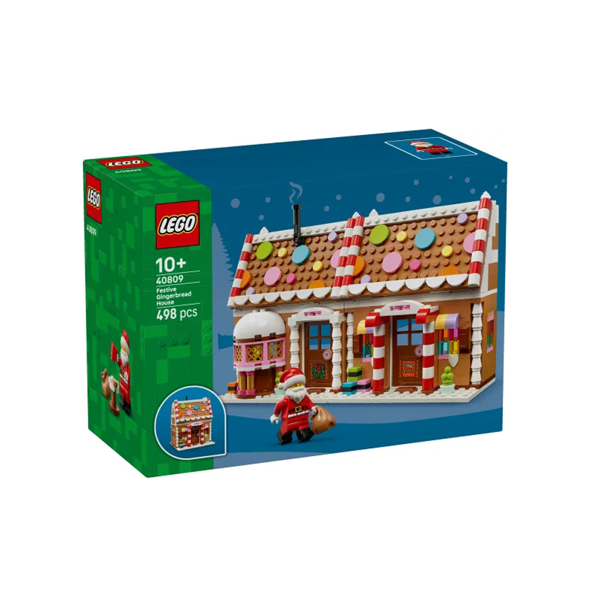 Festive gingerbread house