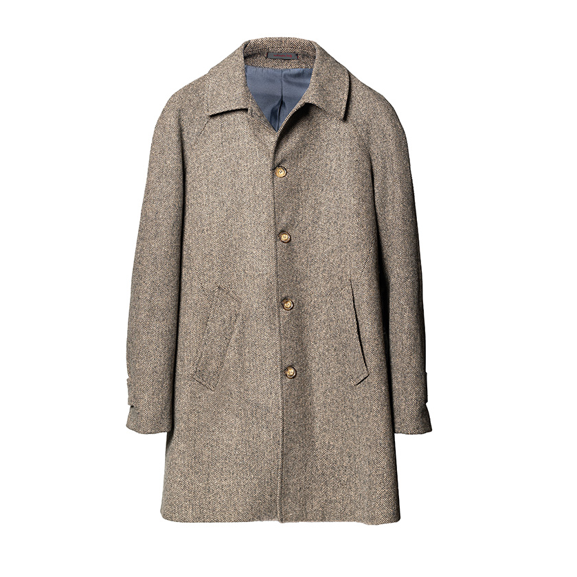 Παλτό με μοτίβο και κουμπιά