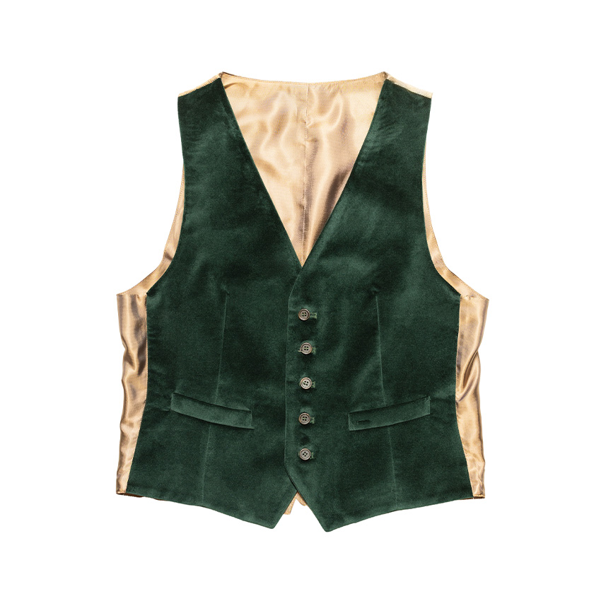Δίχρωμο γιλέκο velvet