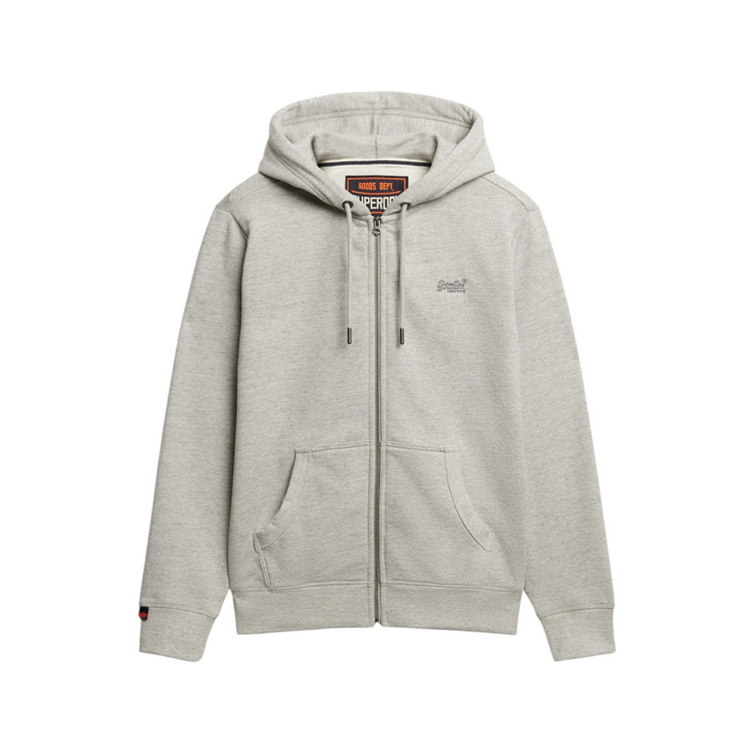 Γκρι ζακέτα essentials με logo