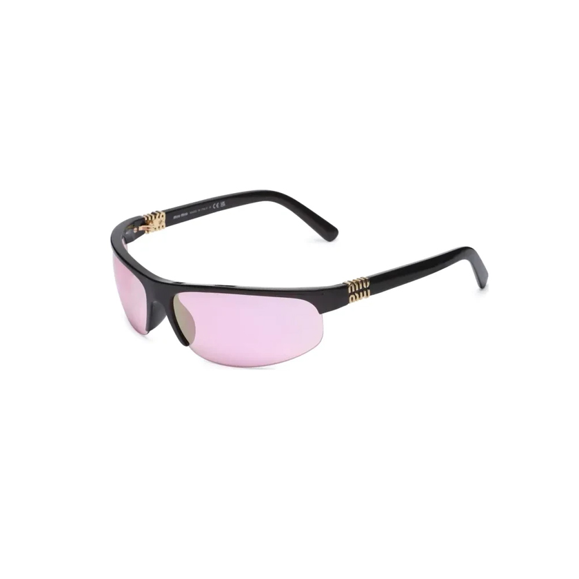 Γυαλιά ηλίου μάσκα με ροζ φακούς, Miu Miu