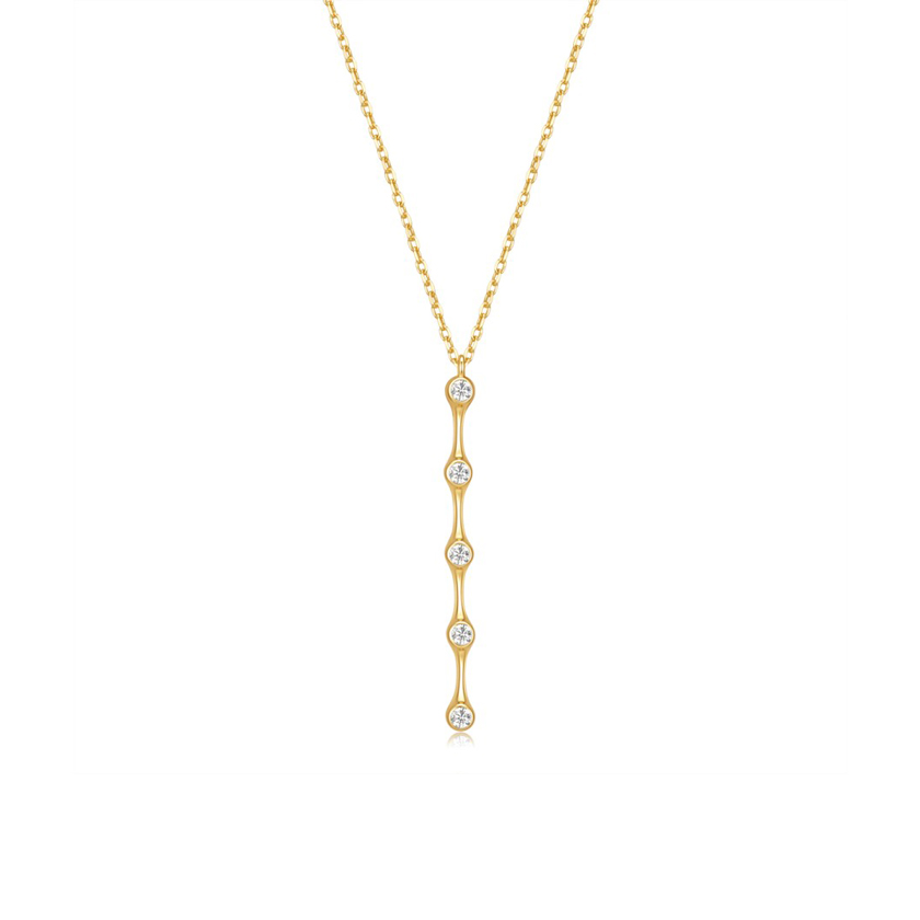 Gold-plated Octa necklace