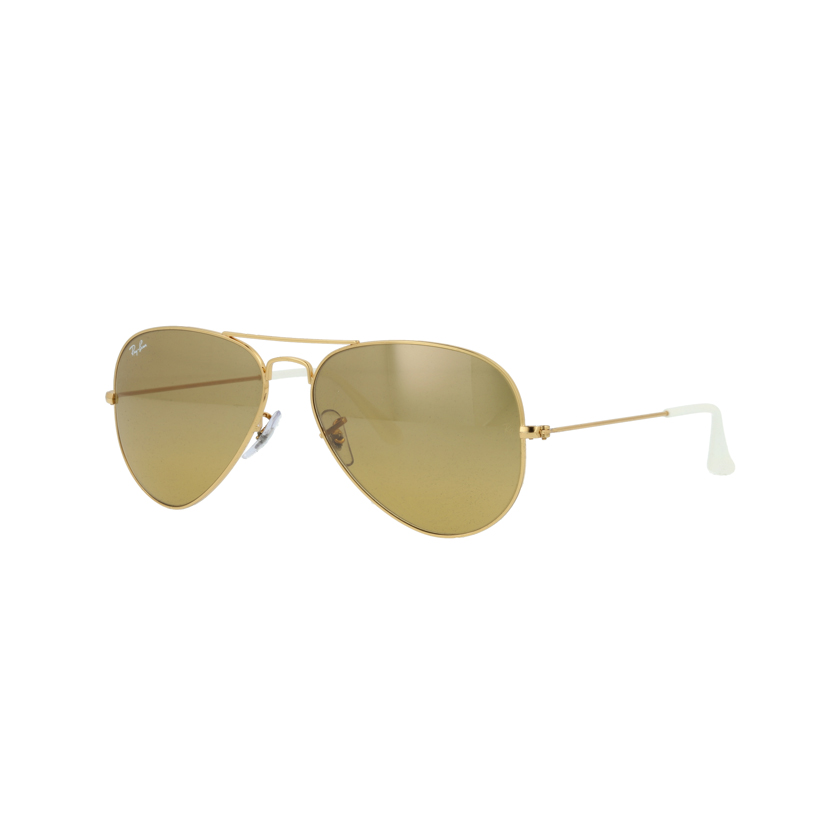 Χρυσά μεταλλικά γυαλιά ηλίου Aviator Arista, Ray-Ban