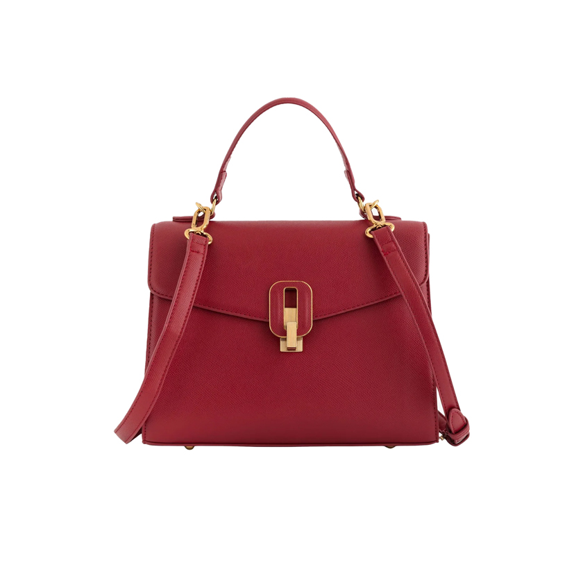 Κόκκινη τσάντα χειρός Minerva