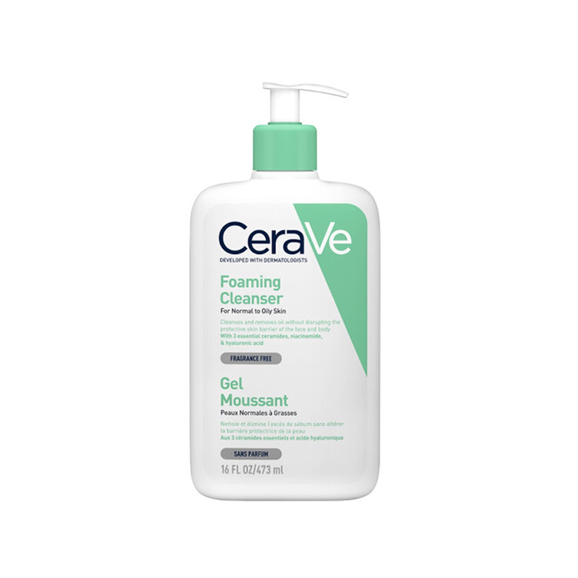 Foaming gel καθαρισμού προσώπου, CeraVe