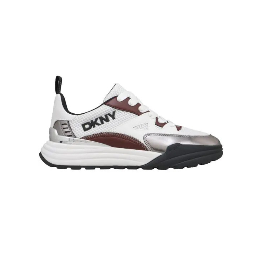 Λευκά-καφέ sneakers Zarina, DKNY