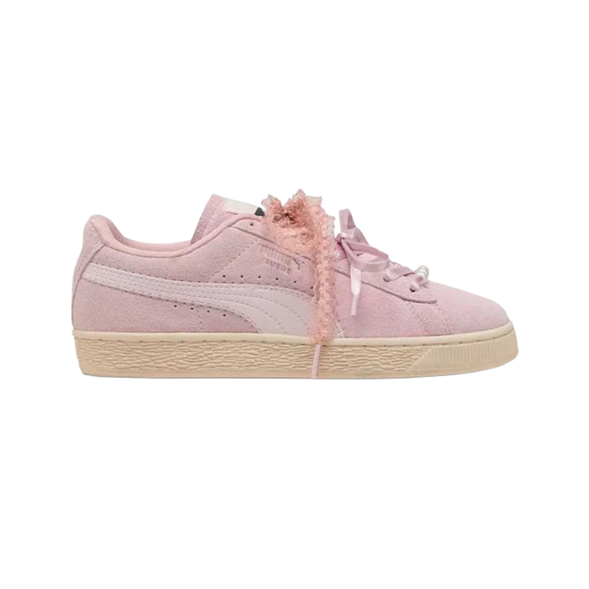 Pink Suede Bloom sneakers