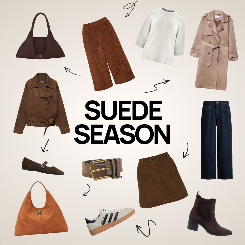 Suede season: Το statement του φθινοπώρου επιστρέφει
